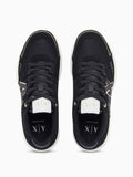 Armani Exchange Sneakers Donna XW002153AF22757 Black+pale Gold - Nero