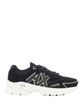 Armani Exchange Sneakers Donna XW002153AF22757 Black+pale Gold - Nero