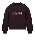Armani Exchange Felpa Donna XW002397AF13397 Antagonist - Marrone