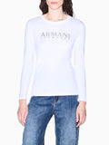 Armani Exchange T-shirt Donna XW002761AF23954 Optic White - Bianco