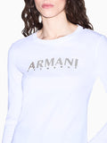 Armani Exchange T-shirt Donna XW002761AF23954 Optic White - Bianco