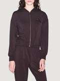 Armani Exchange Felpa Zip Donna XW002861AF13397 Antagonist - Marrone