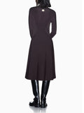 Armani Exchange Vestito Midi Donna XW003264AF10352 Antagonist - Marrone
