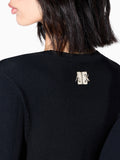 Armani Exchange Vestito Midi Donna XW003264AF10352 Black - Nero