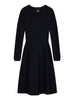 armani exchange vestito midi donna xw003264af10352 black nero 166965412