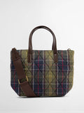 Barbour Borsa a Mano Mini Quilted Donna LBA0431 Classic Tartan - Verde