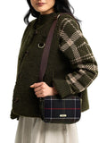 Barbour Borsa a Tracolla Contin Ttn Mini Classic tartan Donna LBA0543 Classic Tartan - Verde