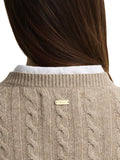 Barbour Pullover Ashdown Donna LKN1834 Honey - Beige