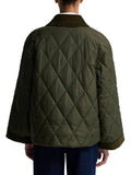 Barbour Giubbotto Kilnwick Quilted Olive Shadow Classic Donna LQU1933 Olive/shadow Classic - Verde