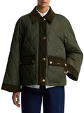 Barbour Giubbotto Kilnwick Quilted Olive Shadow Classic Donna LQU1933 Olive/shadow Classic - Verde