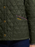Barbour Giubbino Crop Liddesdale Donna LQU1934 Olive/classic - Verde