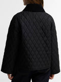 Barbour Giubbino Moira Quilted Donna LQU1940 Black/shadow Classic - Nero