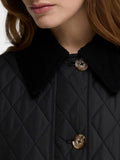 Barbour Giubbino Moira Quilted Donna LQU1940 Black/shadow Classic - Nero