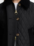 Barbour Giubbino Moira Quilted Donna LQU1940 Black/shadow Classic - Nero