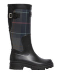 Barbour Stivale Dena Tall Wellington Donna LRF0153 Black/shadow Tartan - Nero