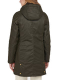 Barbour Giubbotto Bower Wax Olive Classic Donna LWX0534 Olive/classic - Verde