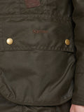 Barbour Giubbotto Bower Wax Olive Classic Donna LWX0534 Olive/classic - Verde