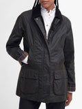 Barbour Giubbotto Classic Beadnell Wax Donna LWX0668 Olive - Verde