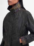 Barbour Giubbotto Classic Beadnell Wax Donna LWX0668 Olive - Verde