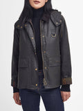 Barbour Giubbotto Avon Wax Donna LWX1081 Olive/classic - Verde