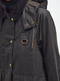 Barbour Giubbotto Avon Wax Donna LWX1081 Olive/classic - Verde