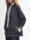 Barbour Giubbotto Modern Beadnell Wax Donna LWX1402 Sage/ancient - Verde