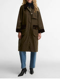 Barbour Giubbotto Kirklees Wax Donna LWX1570 Beech/ancient - Marrone