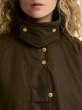 Barbour Giubbotto Kirklees Wax Donna LWX1570 Beech/ancient - Marrone