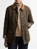 Barbour Giubbotto Beadnell Wax Donna LWX1596 Beech/birchwood - Marrone