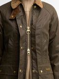 Barbour Giubbotto Beadnell Wax Donna LWX1596 Beech/birchwood - Marrone