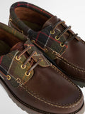 Barbour Mocassini Deck Uomo MFO0795 Brown/classic Tartan - Marrone