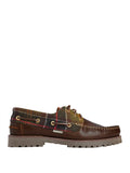 Barbour Mocassini Deck Uomo MFO0795 Brown/classic Tartan - Marrone