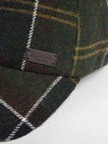 Barbour Berretto con Visiera Galingale Tartan Uomo MHA0553 Classic Tartan - Verde