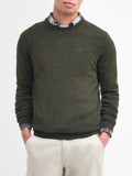 Barbour Pullover Uomo MKN0345 Seaweed - Verde
