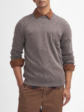 Barbour Pullover Uomo MKN0345 Dark Stone - Avorio