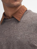 Barbour Pullover Uomo MKN0345 Dark Stone - Avorio