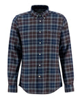 Barbour Camicia Casual Midnight Oak Tartan Uomo MSH4991 Midnight Oak Tartan - Blu