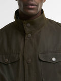 Barbour Giubbotto Ogston Wax Olive Uomo MWX0700 Olive - Verde