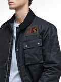 Barbour Giubbotto Workers Wax Uomo MWX1853 Black - Nero