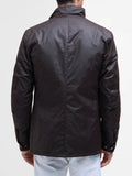 Barbour Giubbotto Tourer Duke Wax Uomo MWX2140 Rustic Brown - Marrone