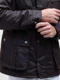 Barbour Giubbotto Tourer Duke Wax Uomo MWX2140 Rustic Brown - Marrone