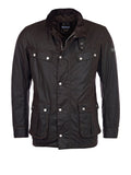 Barbour Giubbotto Tourer Duke Wax Uomo MWX2140 Rustic Brown - Marrone
