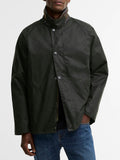 Barbour Giubbotto Tracker Wax Uomo MWX2492 Sage - Verde