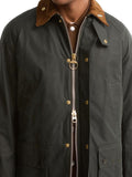 Barbour Giubbotto Festive Ashby Wax Sage Evergreen Uomo MWX2535 Sage/evergreen - Verde