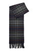 barbour sciarpa navy dark ginger unisex usc0137 navy dark ginger blu 162404058