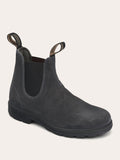 Blundstone Stivaletto 1910 Uomo 1910 Steel Grey Waxed Suede - Nero