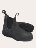 Blundstone Stivaletto 1910 Uomo 1910 Steel Grey Waxed Suede - Nero
