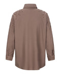 CafèNoir Camicia Casual Donna C7JC0259 Fondente - Marrone