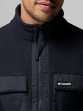 Columbia Felpa Zip Columbia Juniper Peak da Uomo - Nero