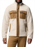 Columbia Felpa Zip Columbia Juniper Peak da Uomo - Avorio